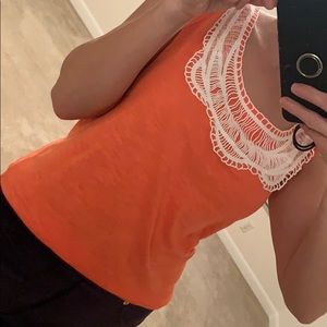 NWOT SIZE S Coral and Ivory